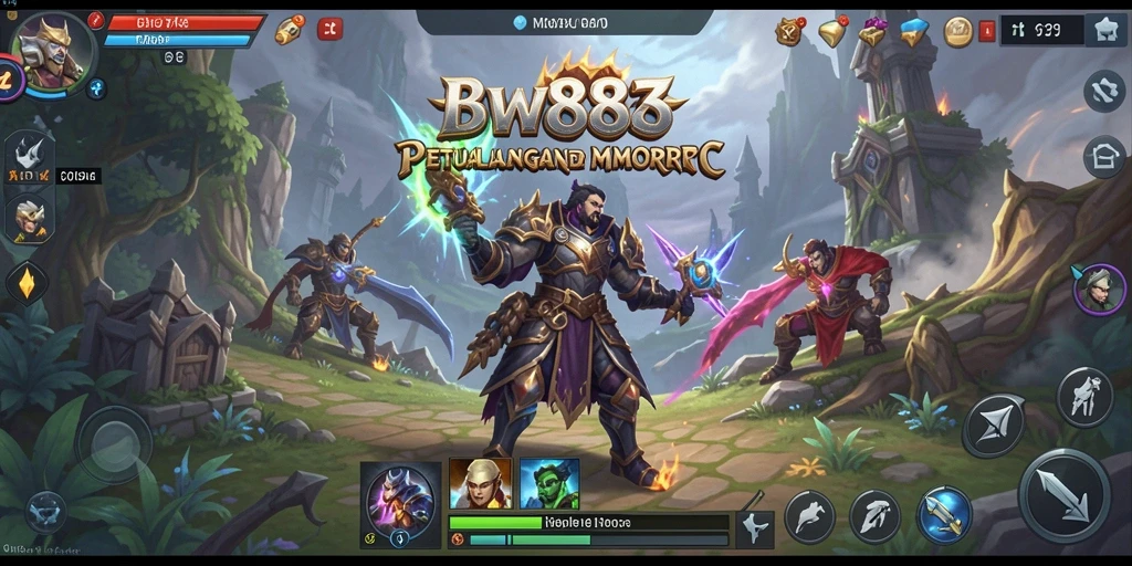 Tampilan gameplay BW888 yang memukau di dunia MMORPG.