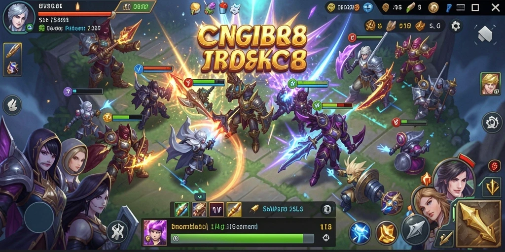 Tampilan gameplay seru di CVG8888 dengan berbagai strategi.