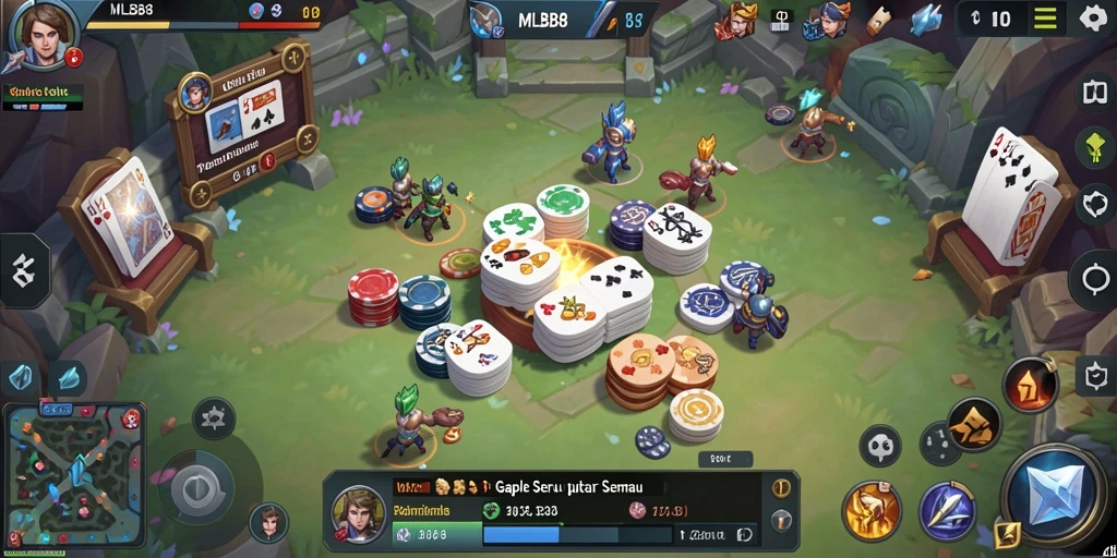 Gameplay seru MLBB8 yang mengasyikkan dalam permainan Gaple.