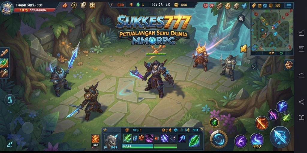Tangkapan layar SUKSES777 menampilkan aksi seru dalam pertarungan MMORPG.