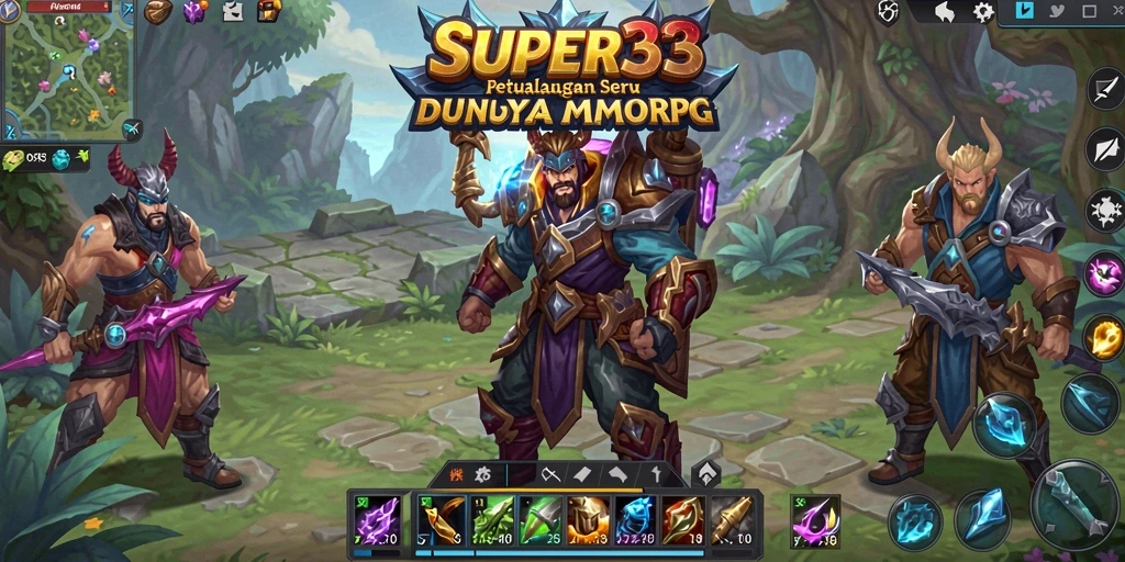Tampilan menarik dari gameplay SUPER33 yang penuh petualangan.
