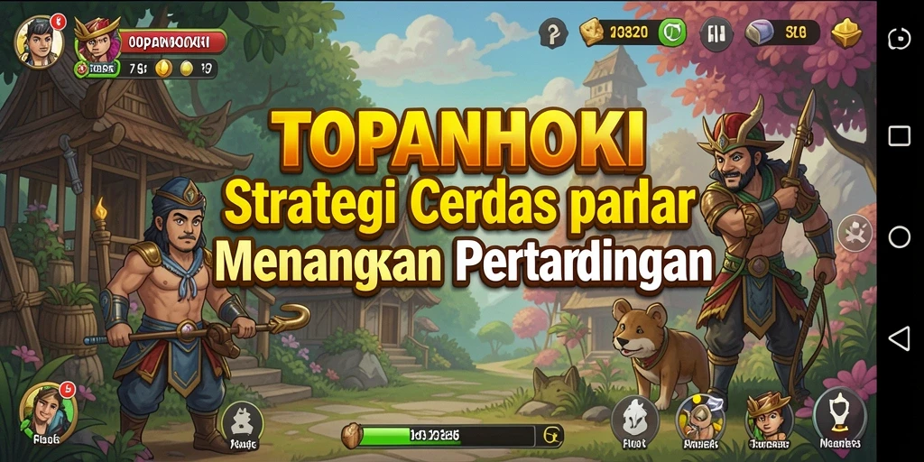 Tampilan menarik gameplay TOPANHOKI dengan strategi mendalam.