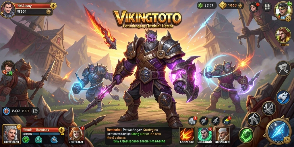 Tampilan gameplay VIKINGTOTO yang seru dan menarik di dunia SLG.